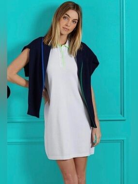 G/FORE Women's Cotton Pique SL Polo Dress Size Large NWT